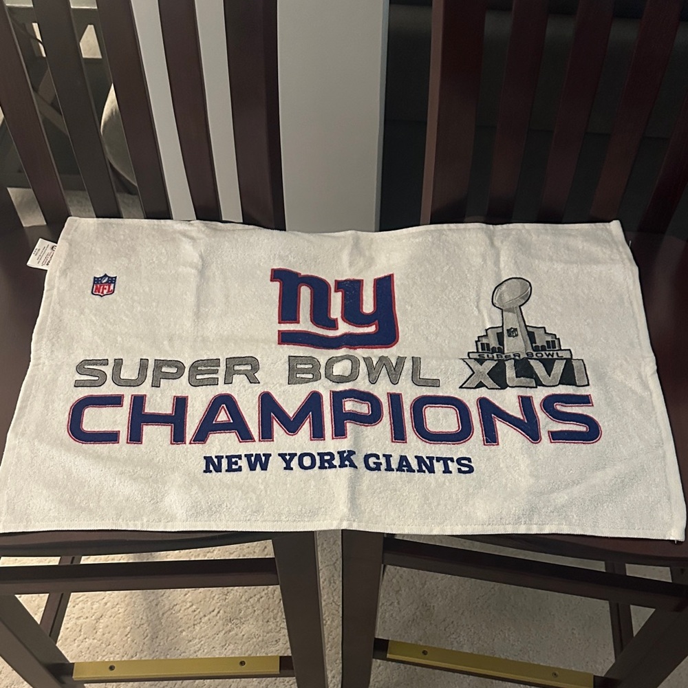 Wincraft New York Giants Champions Towel - White and Blue